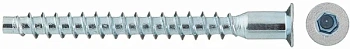 стяжка шурупная оцинкованная 5х50 мм потайная головка pz3 (20 шт.)