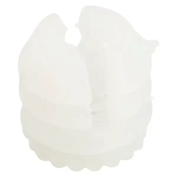 футорка под саморез 6x11 мм пластик цвет белый 8 шт.