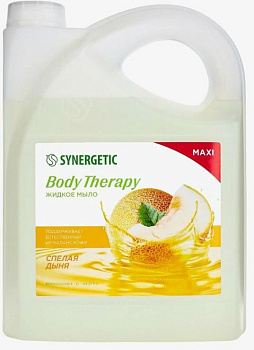 жидкое мыло synergetic body therapy «спелая дыня», 5 л