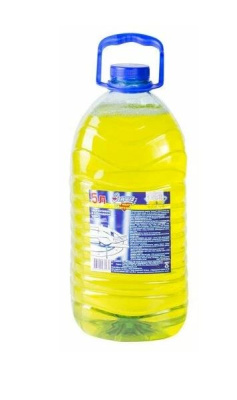 золушка для мытья посуды лимон пэт 5 л 1/4