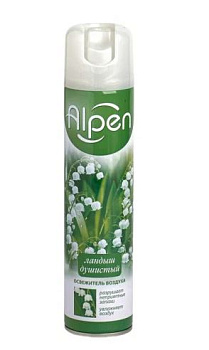 освежитель alpen 300 мл ландыш и жасмин