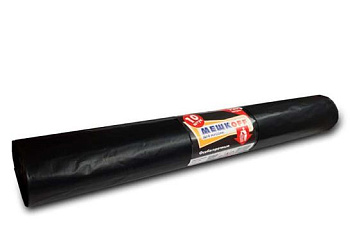 мешок д/мусора пвд 220л*10шт черный 50 мкм мешкоff 1/12