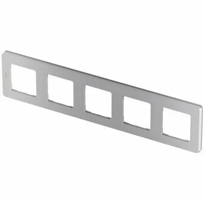 рамка - 5 постов legrand inspiria алюминий