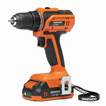 дрель-шуруповерт аккумуляторная daewoo daa 2122li set, 21в, li-ion 2x2ач
