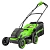 газонокосилка аккумуляторная greenworks 40v (акб 4ач и зу)