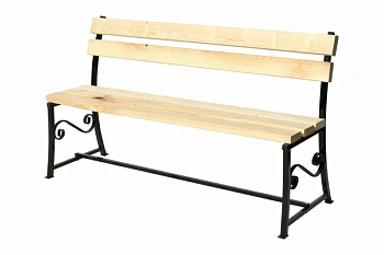 лавочка садовая флора арт.нпа3269 1,5м 1уп (доски + стойки)