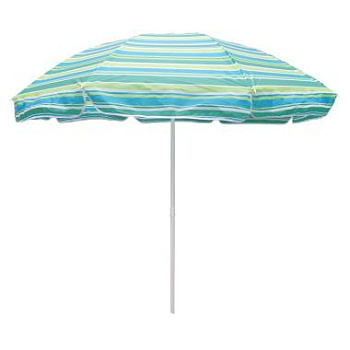 зонт 1,6м бело-синяя полоска 2 части арт.wru049/2 "garden story"