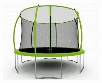 батут триумф норд дачный 366 см каркасный с защитной сеткой и лестницей для детей и<br/>для взрослых