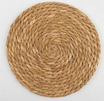 салфетка сервировочная на стол sl home «жгут», d=27 см