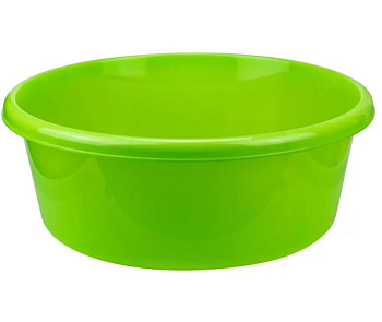 таз круглый 11л. ярко-зеленый