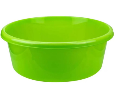 таз круглый 11л. ярко-зеленый