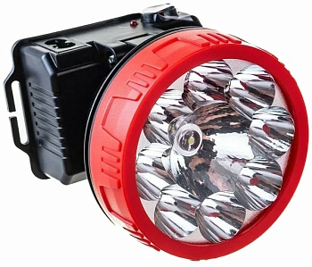 фонарь аккумуляторный налобный 14 448 npt-h21-accu 9led 1вт 2 режима аккум. li-ion 0.9а.ч navigator 14448