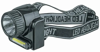 фонарь аккумуляторный налобный 14 486 npt-h20-accu 1cob led 3вт + 1led 3вт аккум. lead-acid 0.5 а.ч navigator 14486
