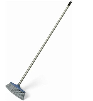 щетка для пола "фанго" с черенком синяя