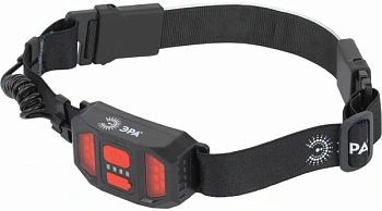 фонарь аккумуляторный налобный ga-807 кибер cob 5вт 3 режима аккум. miscro usb эра б0054033