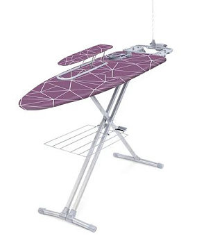 доска гладильная nika9 тефлон нт9/10 с лин на сливо 122*40см h=до90см,стол/мет.моноблок,подстав nika