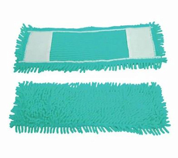 насадка для швабры моп плоская,микрофибра/шенилл,14*44см,лапша,карманы,морм-4-н/310311 рыжий кот