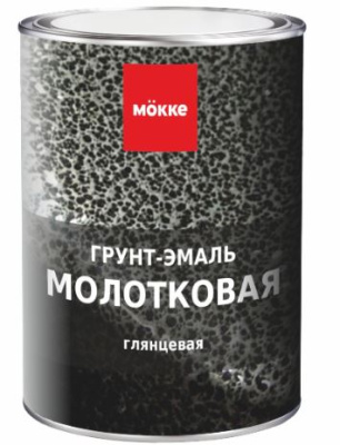 грунт-эмаль молотковая mоkke графит, 0,8 кг. новинка!