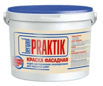 краска фасадная praktik u (bergauf), 25 кг