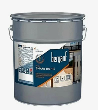 эмаль пф-115 (bergauf) черная, 1,8 кг