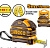 рулетка 5 х 19 мм ingco hsmt08519-1