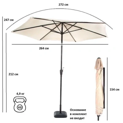 зонт green glade 2091