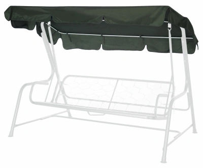 тент для качелей удачная мебель зеленый 240х146 см