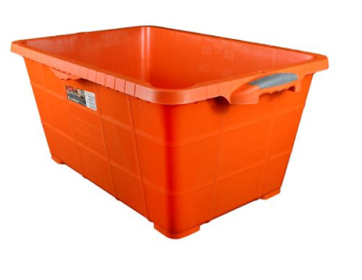 ванна decor д/смесей 60 л, ударопрочная, прорезиненные ручки