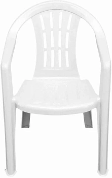 кресло пластиковое "невод" цвет белый