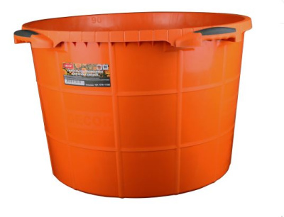 ёмкость dеcor д/смесей 90 л, ударопрочная, прорезиненная ручка