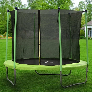 батут 244см, высота защиты 150см нагрузка до 100кг