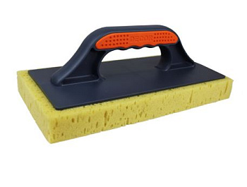 терка dеcor, 2к, 280х140 мм, крупнопористый бежевый поролон