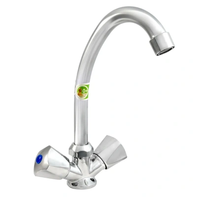 смеситель для раковины 0402.644 двухвентильный цвет хром