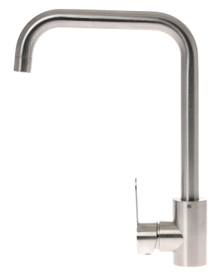 смеситель для кухни стил m99-006ni однорычажный с высоким поворотным изливом цвет никель