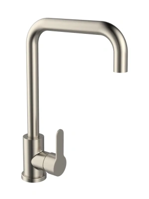 смеситель для кухни стил m99-006ni однорычажный с высоким поворотным изливом цвет никель