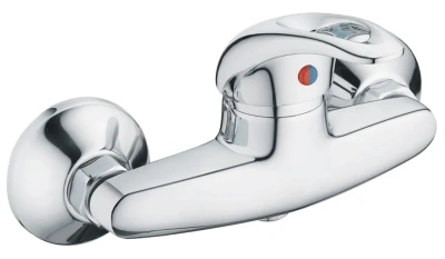 смеситель для душа cn2003 однорычажный с лейкой и шлангом цвет хром