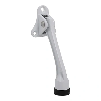 упор fuaro (фуаро) дверной напольный stopper-100 wh (белый) козья ножка