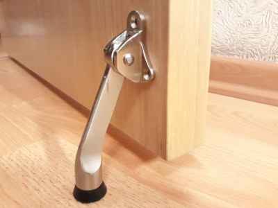 стопор дверной fuaro stopper-100 sn матовый никель