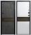 дверь мет lux-2 (2025) (черн муар/сер камень+миндаль рифл - кашемир бел+миндаль риф, 960*2050, r)