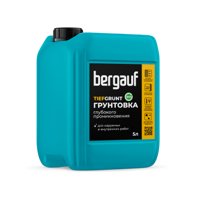грунтовка глубокого проникновения bergauf tiefgrunt 5л