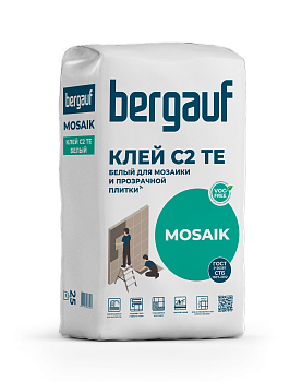 клей для мозаики bergauf mosaik (c2 te) 25кг (56шт/под)