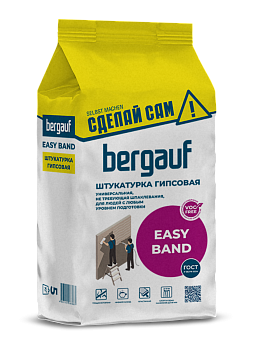 штукатурка гипсовая bergauf easy band 5кг