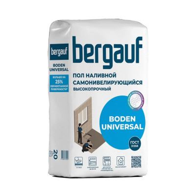 наливной пол bergauf boden universal 20кг (56шт/под)