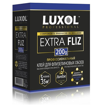 клей обойный «luxol extra fliz» (professional), 200 г, шт