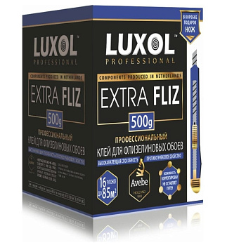клей обойный «luxol extra fliz» (professional), 500 г, шт
