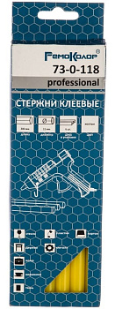 стержни клеевые желтые, 11 х 200 мм, 6шт.