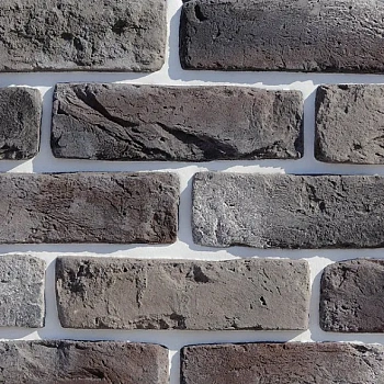 камень кирпич мадрид пепельный kmр-04 в уп. 0,4 м2
