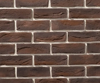 камень кирпич петра коричневый кp -04k в уп. 0,5 м2