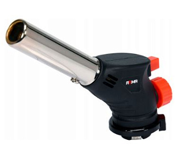 горелка газовая с пьезоподжигом на баллон, цанговое соединение arma at-970