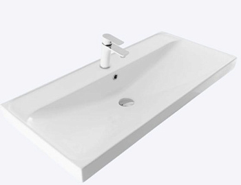 раковина для тумбы flash 102см